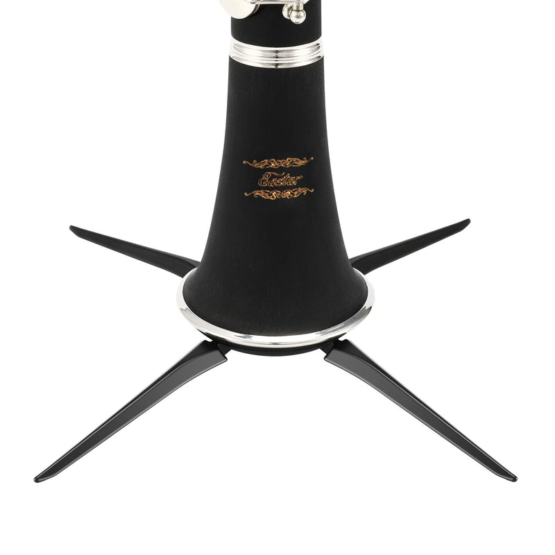 Eastar EST-003 Clarinet Stand with Storage Bag, Portable, Foldable and Detachable holder, Black