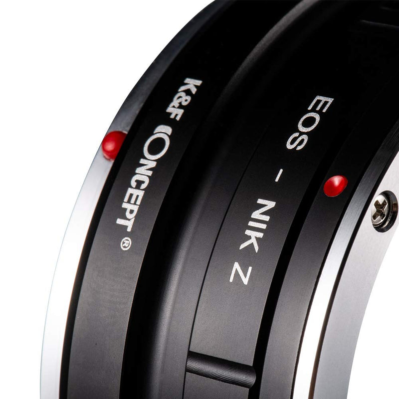 K&F Concept Lens Mount Adapter for Canon EF Mount Lens to Nikon Z6 Z7 Camera NIK Z