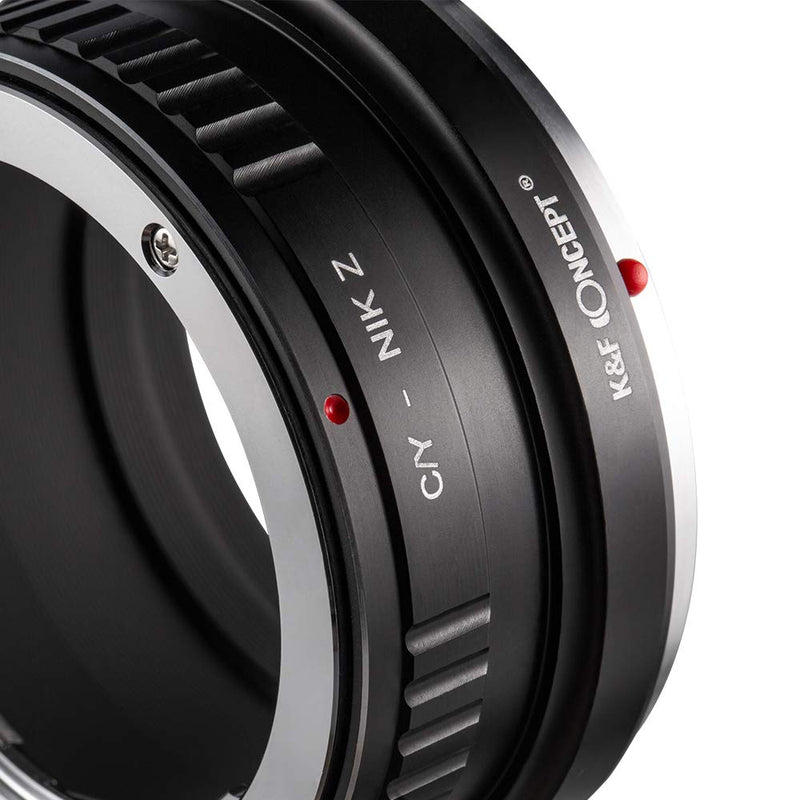 K&F Concept Lens Mount Adapter for Contax Yashica CY Mount Lens to Nikon Z6 Z7 Camera C/Y-NIK Z