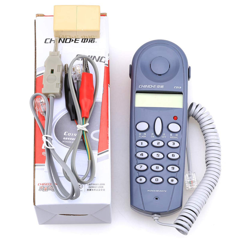 [AUSTRALIA] - Telecom Check Telephone Line Dedicated Check Line Survey Line Machine Chino-E C019 Tester to Alligator Clip Set Equipment 