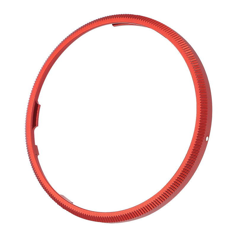 Haoge RRC-GNR Red Metal Decorate Ring Cap for RICOH GR III GRIII GR3 Camera Replaces GN-1 Ring Cap (Red)