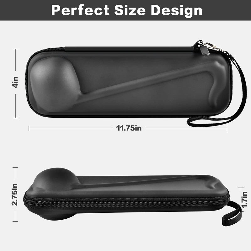 Case Compatible with Otamatone [English Edition] Japanese Electronic Musical Instrument Portable Synthesizer, Instrumental Music Toy Storage Holder for Otamatone Regular Size (Box Only) (Black) Black