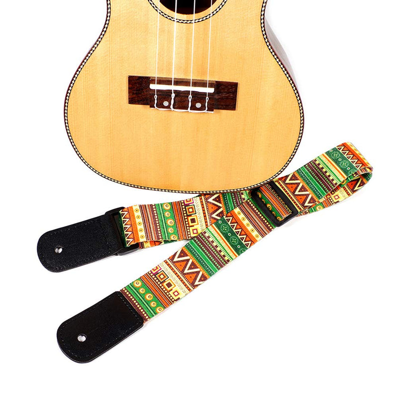 Ukulele Shoulder Strap Adjustable 4 String Hawaii Guitar Neck Strap Concert Ukulele Strap