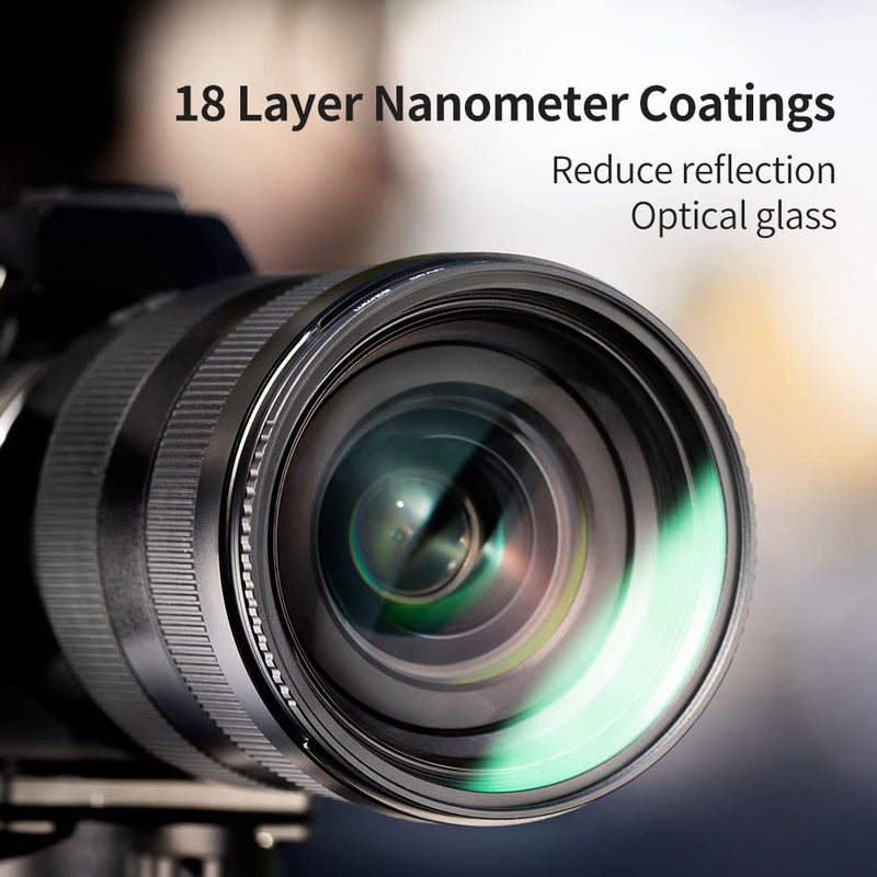 [AUSTRALIA] - K&F Concept 77mm UV CPL Lens Filter Kit 18 Multi Layer Coatings Circular Polarizer Filter & MC UV Protection Filter Set for Camera Lens K-Series 