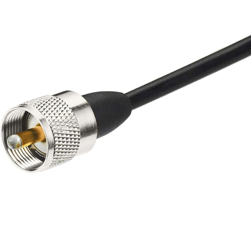 Mobile Radio Antenna Dual Band VHF/UHF 136-174MHz/400-470MHz and PL259 Male Connector Magnetic Mount Base for Vehicle Ham Radio Car Truck Amateur Radio NL-R2