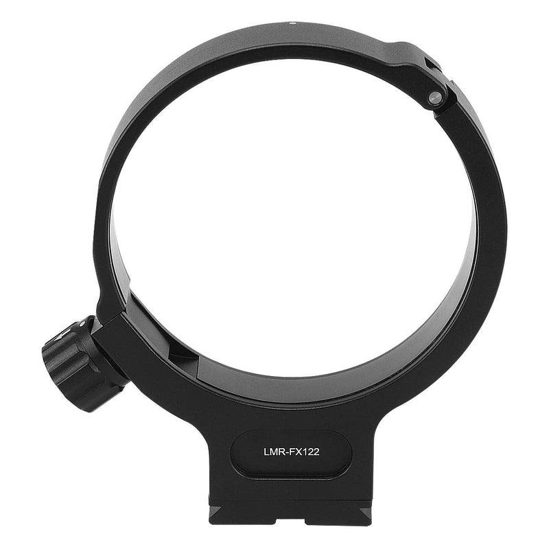 [AUSTRALIA] - Haoge LMR-FX122 Lens Collar Replacement Foot Tripod Mount Ring for Fujifilm Fuji Fujinon GF 250mm F4 R LM OIS WR and GF 100-200mm F5.6 R LM OIS WR Lens Built-in Arca Type Quick Release Plate 