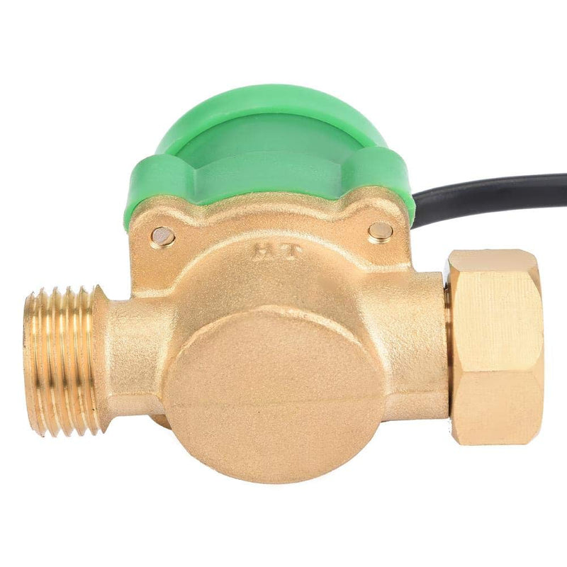 Water Flow Switch, 220V 1.5A G1/2-G1/2 Thread Water Pump Flow Sensor Electronic Pressure Automatic Control Switch 220V