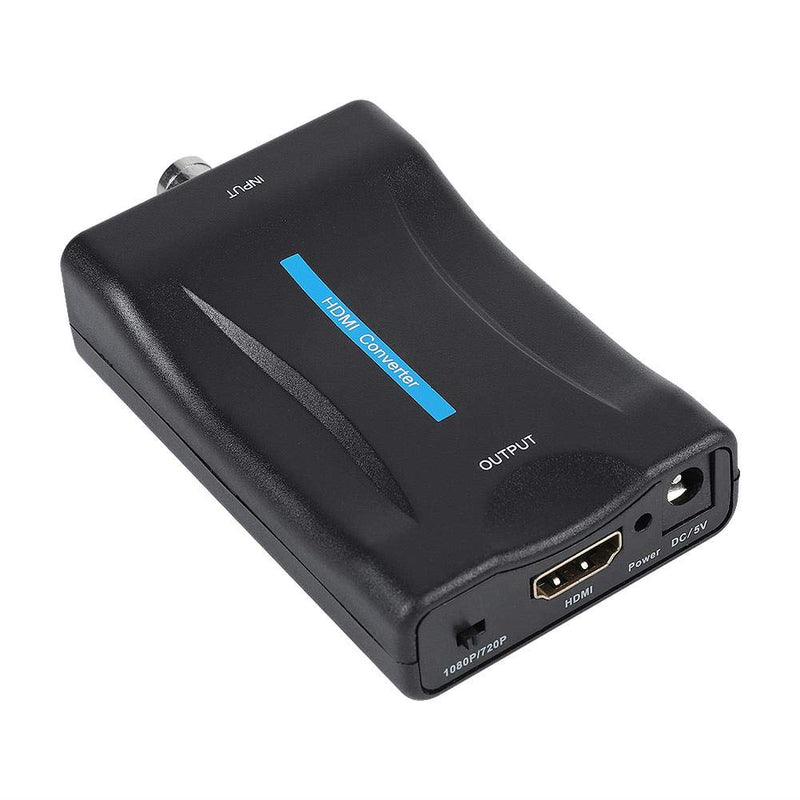 Zerone BNC to HDMI Converter Display HD 1080P/720P Video Adapter Surveillance Monitor for PS2, PS3, PSP, WII, XBOX360 (BNC Input Only Supports Analog Signals, Not Digital Signals)
