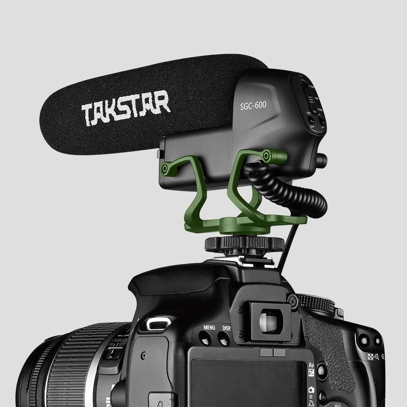 TAKSTAR Shotgun Microphone Interview Photography Microphone Condenser Recording MIC for DSLR Camera DV Camcorder SGC-600