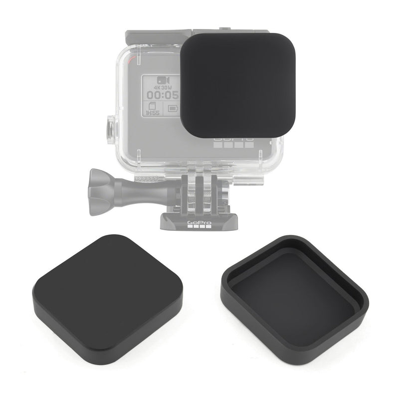 SOONSUN Silicone Lens Cap Cover Kit for GoPro Hero 5 6 7 Black Hero(2018) Camera and Housing Case ( Included 2 x Lens Caps for Hero5 6 7 Black Camera and Housing )