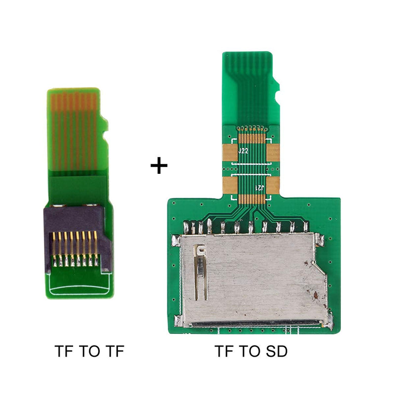 xiwai 1Set SD TF Card Socket Female to Micro-SD TF Male Memory Card Kit Extension Adapter Testing Tools Extender