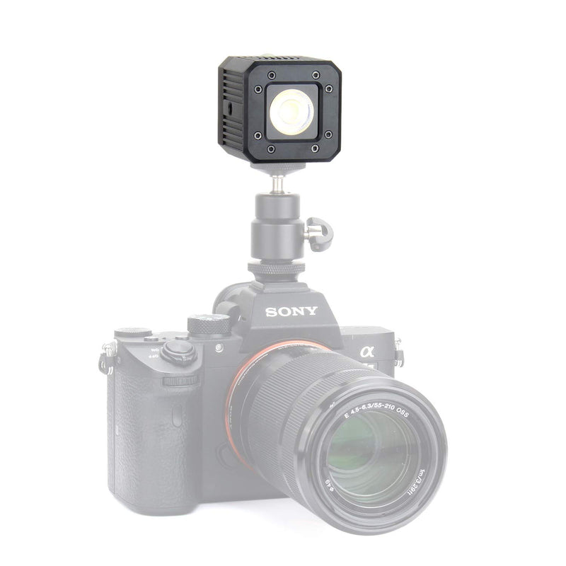 Sokani X1 8W 200LUX/1M Mini Waterproof LED Video Light Aluminum Lighting for Smartphone Camera Drone GoPro iPhone Samsung Sony Nikon Canon DJI Zhiyun Feiyu Moza - Black