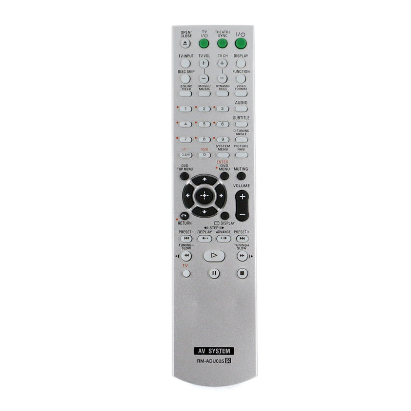 AIDITIYMI New RM-ADU005 RMADU005 Replace Remote Control fit for Sony DVD Home Theater Theatre AV System DAV-DZ20 DAV-DZ230 DAV-DZ630 DAV-HDX265 HCD-DZ630 HCD-HDX665 HCD-HDZ235