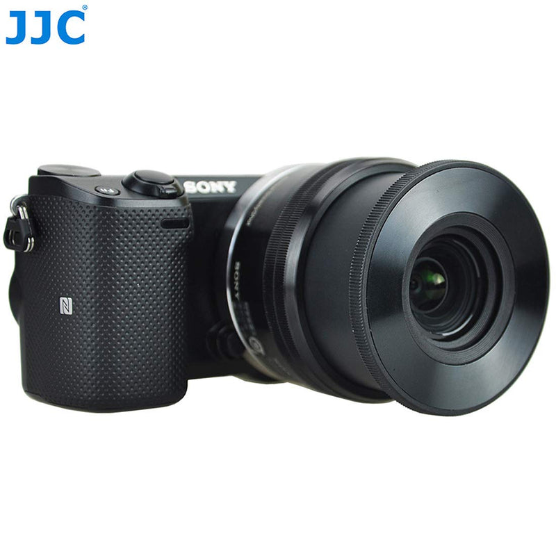 JJC Z-S16-50 Auto Lens Cap for SONY PZ 16-50mm F3.5-5.6 OSS E-mount Lens, Sony 16-50mm lens Cap Hood Cap Auto Cap Black
