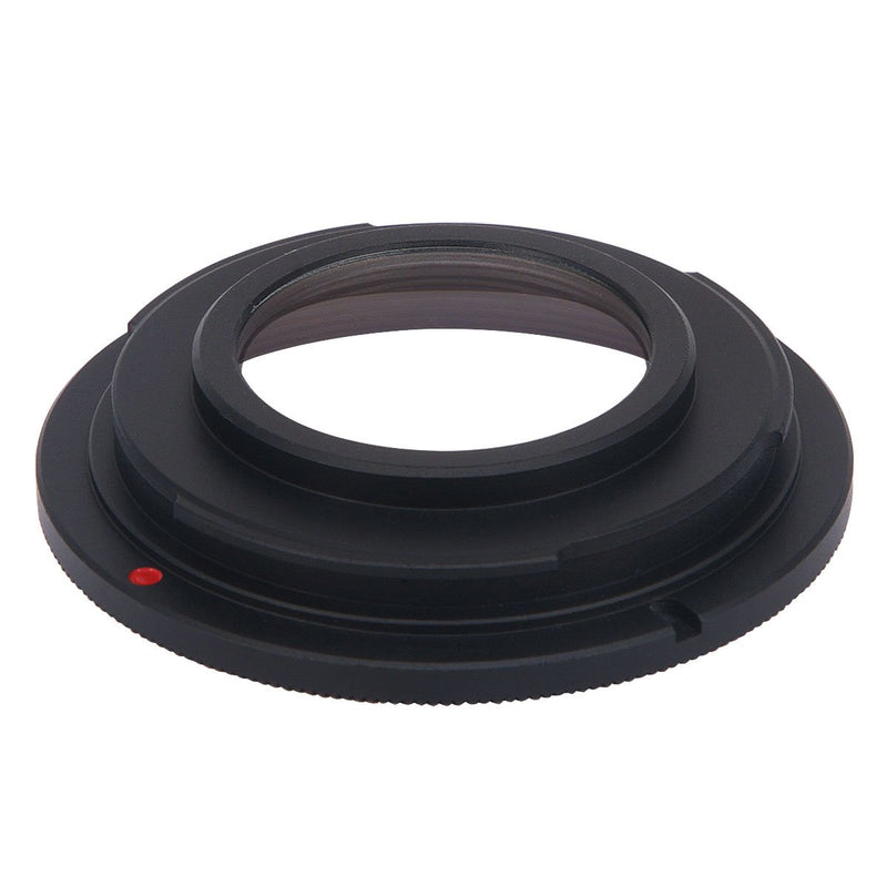 Haoge Manual Lens Mount Adapter Built-in Glass for M42 42mm Screw Mount Lens to Nikon F Mount Camera Such as D800 D800E D810 D810A D850 DF D750 D500 D600 D610 D3X D3 D3S D4 D4S D5