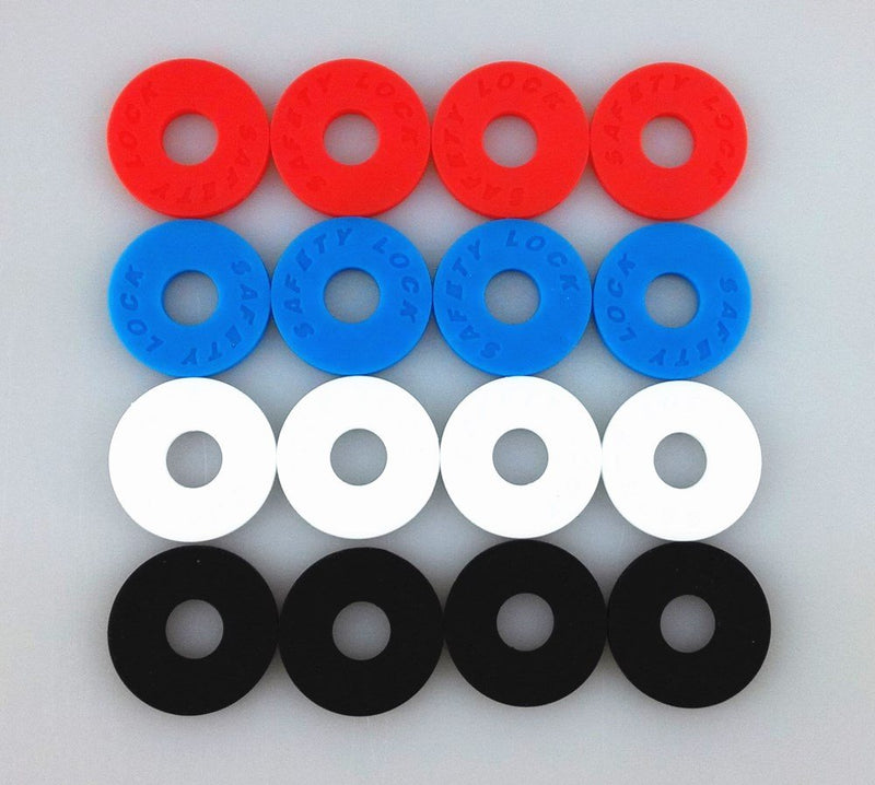 Honbay 16pcs Mix Color Rubber Protector Premium Strap Locks
