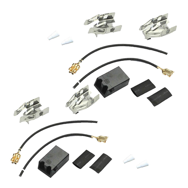 2Sets Universal Range Stove Element Plug Receptacle Block 330031 For Whirlpool Kenmore Electric Stove Range Burner Receptacle Kit AP3075808, PS340571,RR109 5301167733