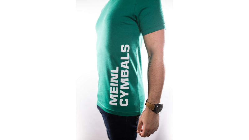 Meinl Cymbals Logo T-Shirt, Green, Medium (S78GR-M)