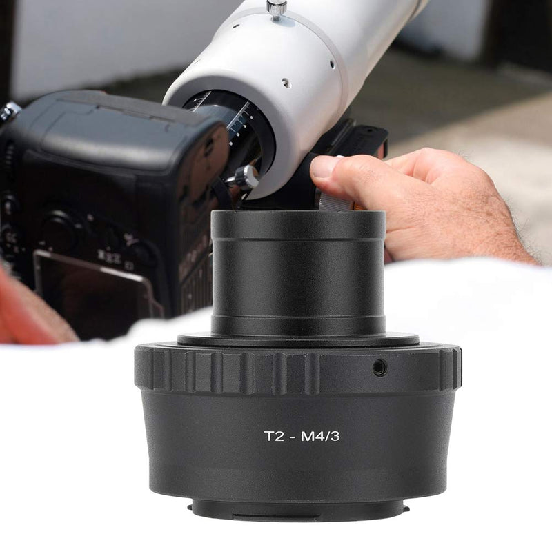 Metal Camera Lens Filter Ring Adapter Kit T2-M4/3 Metal 1.25 inch Telescope Mount Adapter Ring to for Olympus for Panasonic M4/3 Camera