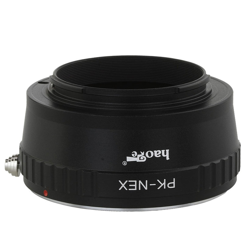 Haoge Lens Mount Adapter for Pentax K PK Mount Lens to Sony E Mount NEX Camera a3000 a3500 a5000 a5100 a6000 a6400 a6500 A7 A7R A7S A7II A7RII A7SII A7III A7RIII A9 VG10 VG20 VG30 VG900 FS700 FS7 FS5