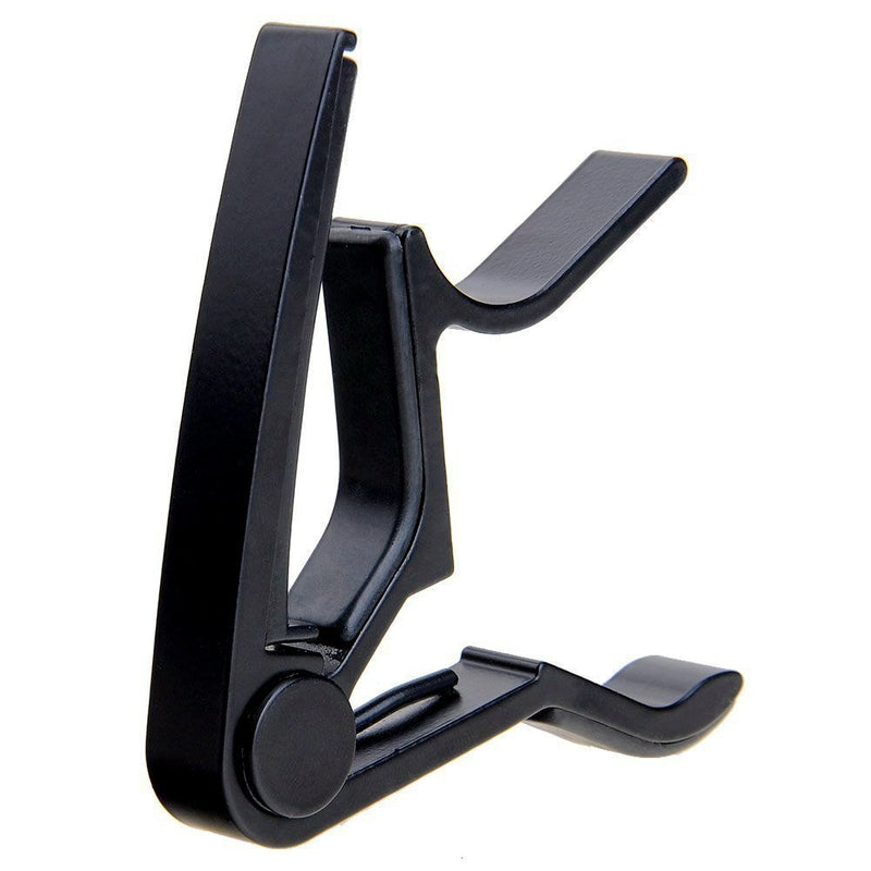 6-String Acoustic & Electric Guitar Capo- Single Handed Capo (MA-12-F) Classic Black