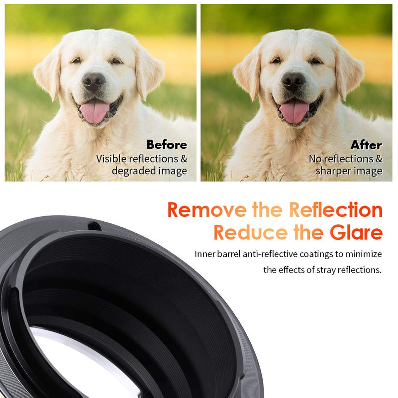 K&F Concept Lens Mount Adapter, G Mount F/AI/G Lens to E-Mount/NEX Camera Body Mount Adapter with Matting Varnish Design