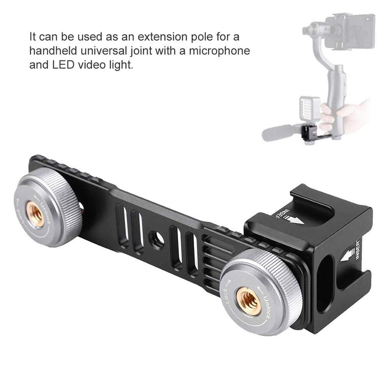 Camera Accessories Mounting Adapter, Extented Bracket Mount Holder for Tripod for Cellphone for Action Cameras