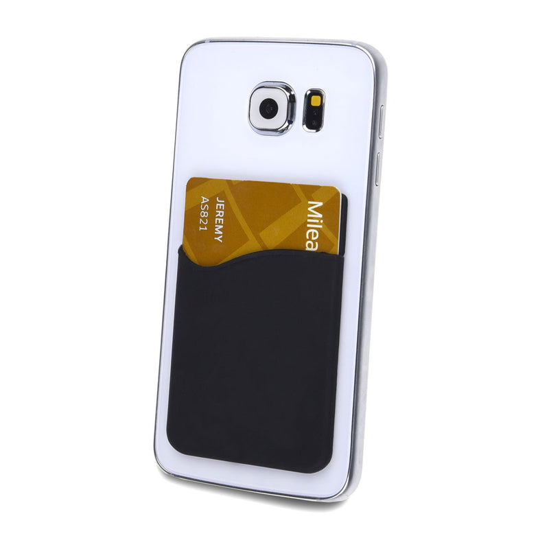 Credit Card/ID Card Holder - Can be attached to almost any Phone - Always carry your Essential Cards with your Phone - Silicone Material will keep its shape, cards will not fall out - 3M sticker 3x Black 3 Pieces