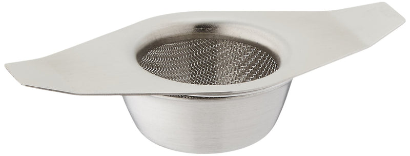 Espresso Supply Mesh Tea Strainer with Bowl, Silver