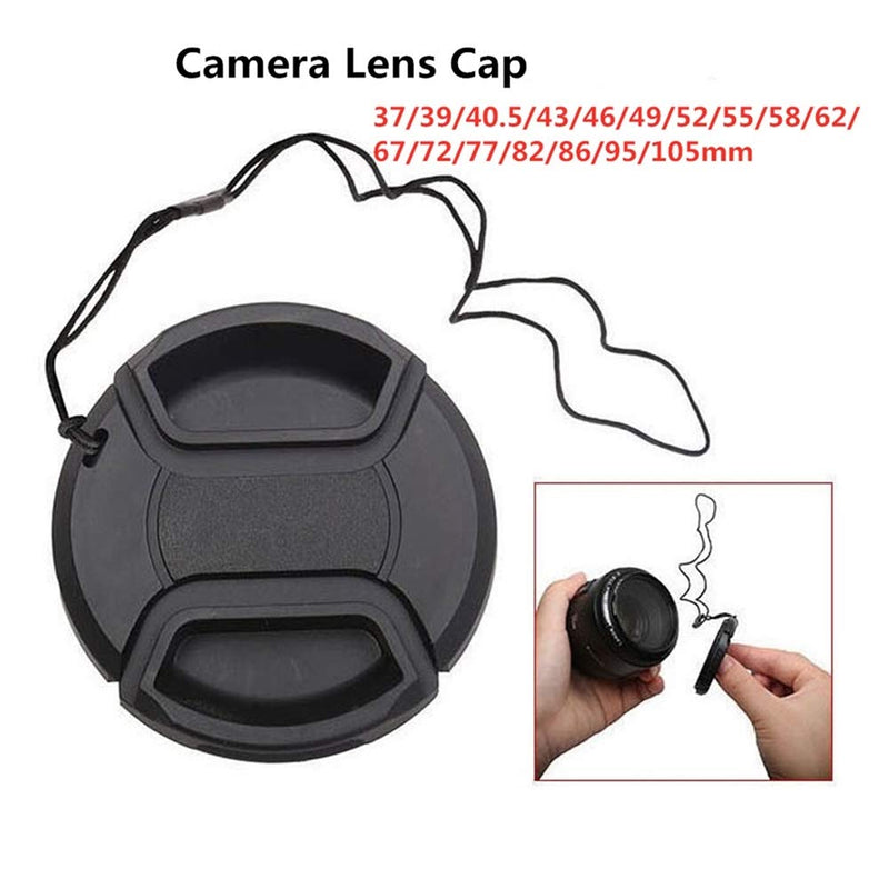 55mm Lens Cap Center Snap on Lens Cap Suitable Suitable &for Nikon/for Canon/for Sony etc,Compatible with All Brands Any Lenses Ø55mm with Camera. 55mm