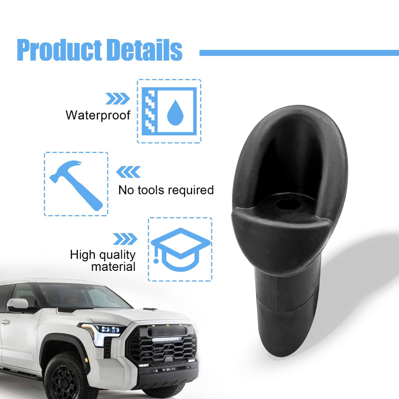 Antenna Ornament Compatible with Tundra 2007-2013 Accessory Manual Radio Antenna Mounted Base Bezel 86392-0C040