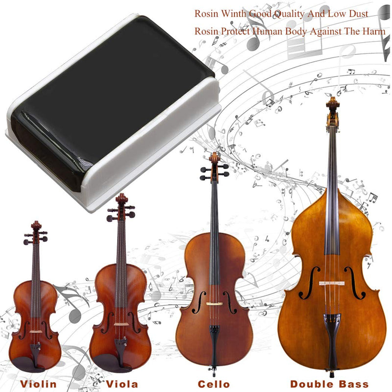 String Rosin for Violin Viola Cello bow 4 pack Natural Rosin Black F02 Rosin