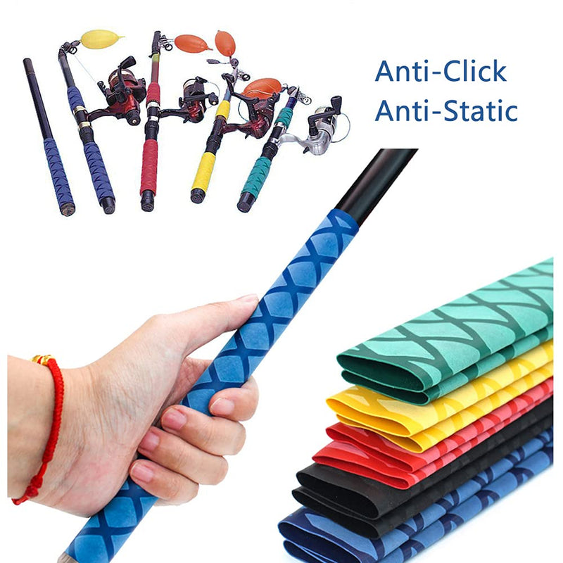 [AUSTRALIA] - WOER 3PCS Fishing Rod Shrink Wrap 2:1 Dia 1.2", 1.4", 1.6" Fishing Rod Grip Wrap Industrial Heat Shrink Tubing Fly Fishing Accessories L:9.8ft Red 3*Φ30mm 