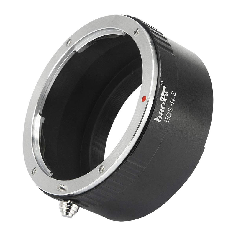 Haoge Manual Lens Mount Adapter for Canon EOS EF EFS EF-S Lens to Nikon Z Mount Mirrorless Camera Such as Z7II Z6II Z6 Z7