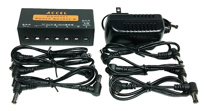 [AUSTRALIA] - Power Supply for Guitar Effects Pedals"Accel Compact Power Source 6" 
