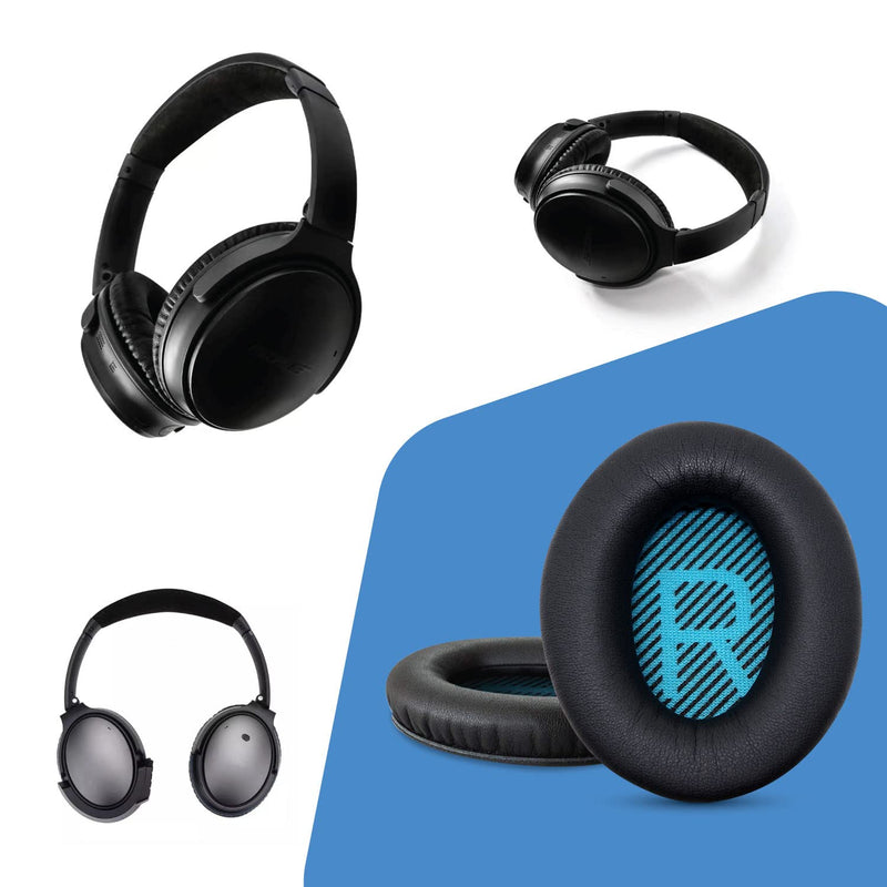 [AUSTRALIA] - Premium Headphones Replacement Ear Pads for Bose QC25 Quiet Comfort, QC 15, SoundTrue, SoundLink AE2 - Bose Headphones Replacement Parts - Blue/Black 
