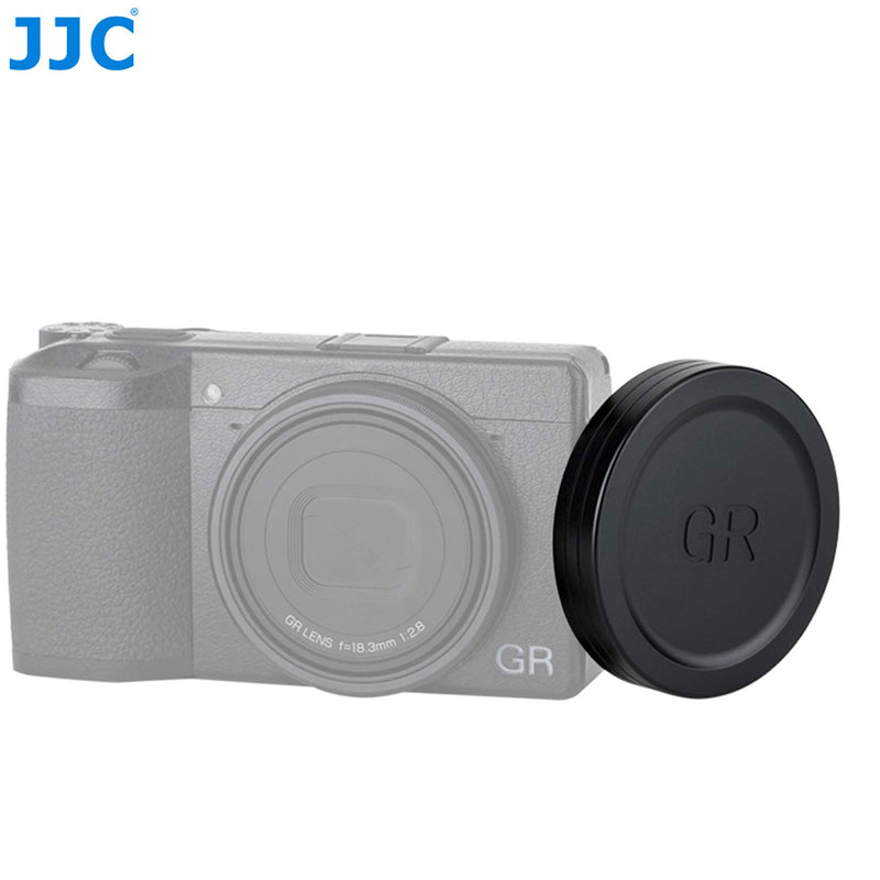 JJC LC-GR3 Metal Lens Cap for Ricoh GR III and GR II Camera, Ricoh GR III Lens Cap, Ricoh GR II Lens Cap, Made of Premium Aluminium Alloy