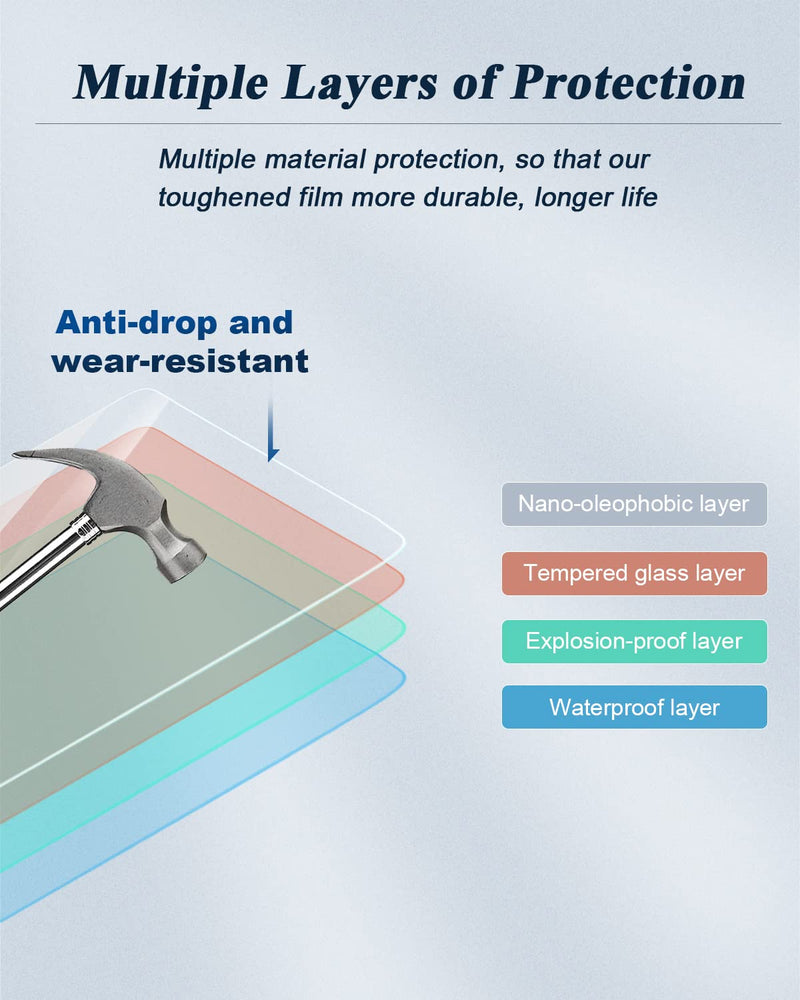BIBIBO for 2023 Toyota Camry Screen Protector for 2023 2022 2021 2024 Toyota Camry (XSE, XLE, Hybrid XSE, Hybrid XLE) 9 Inch Infotainment Display 2023 Camry Color Screen Protector for Toyota Camry 2023 2022 Accessories 2023 Camry HD Transparent Scratch...