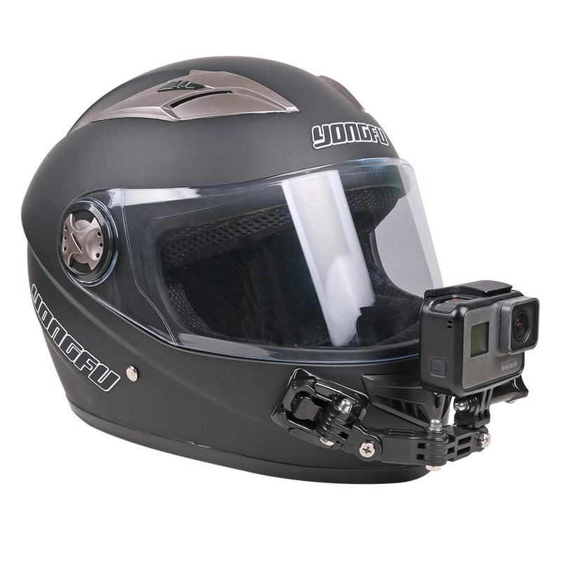 Motorcycle Helmet Chin Mount Kit Compatible with GoPro Hero 10 Black,Hero 9/8/7 (2018)/6/5 Black,4 Session,3+ Action Camera and More Plastic