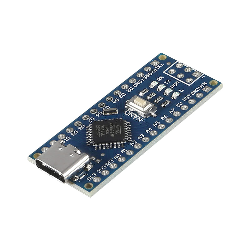 AITIAO 4Pcs Nano V3.0 ATmega328P Module CH340G 5V 16M Micro Controller Board Type-C Connection Compatible with Arduino Nano V3.0,Not Welded Module