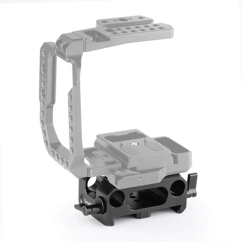 SMALLRIG Baseplate for BMPCC 4K & 6K CAGE 2255 with Dual Rod Clamp – 2267