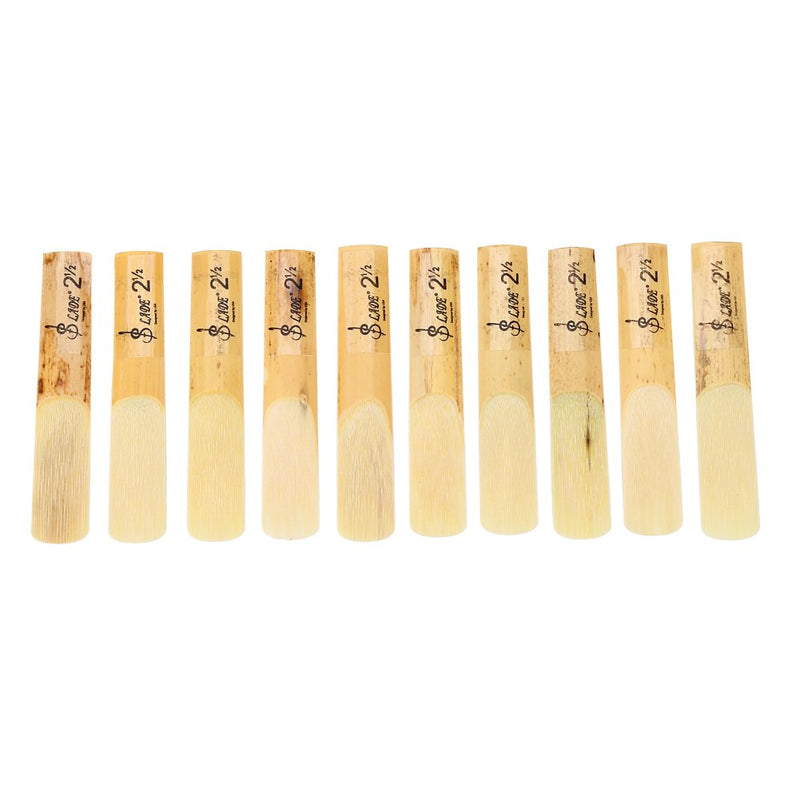 Bnineteenteam 10pcs Clarinet Reeds 2.5 Plastic B-Flat for Repair Parts Reed Accessory