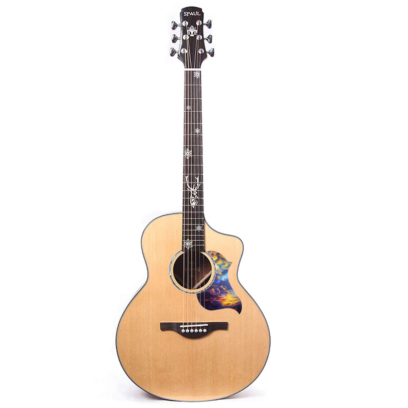 [AUSTRALIA] - Honbay 1PCS Self Adhesive Anti-Scratch Hummingbird and Water Shaped Acoustic Guitar Pickguard 