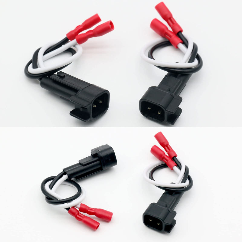 [AUSTRALIA] - 72-5600 Speaker Adapter Harness is Suitable for Ford, Chevrolet, GMC, Mazda Lincoln, car Front and Rear Door Audio Harnesses (4 Pieces) 