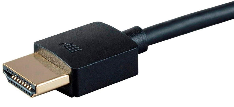[AUSTRALIA] - Monoprice Certified Premium HDMI Cable - 3 Feet - Black (3 Pack) 4K@60Hz HDR 18Gbps 36AWG YUV 4:4:4 - Ultra Slim Series 3-Pack 