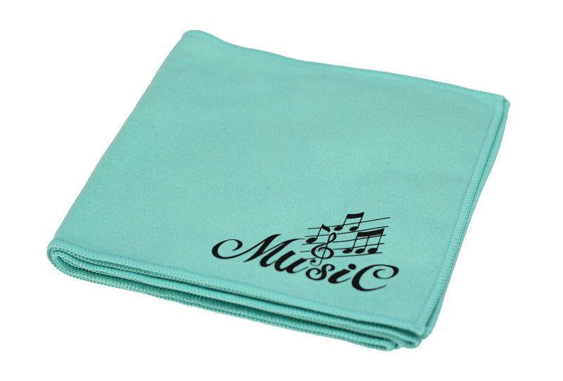 Blue Microfiber Piano Key Cover - Keyboard Dust Cover