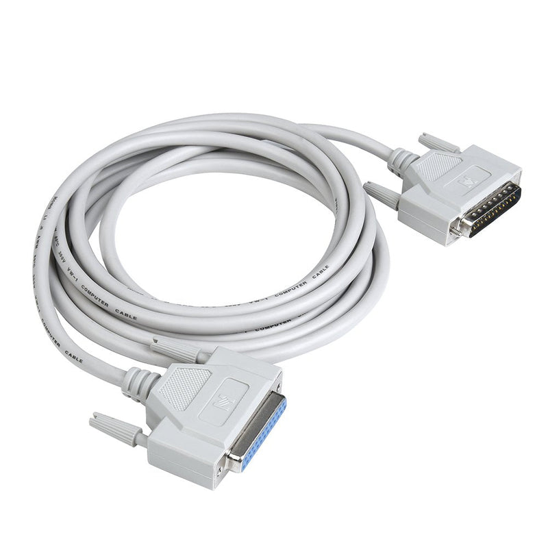 WESAPPINC 8.9 Feet DB25 25 Pin Male to Female Serial Parallel Printer Extension Cable 2.7M (14.80 Feet(4.5M)) 14.80 Feet(4.5M)