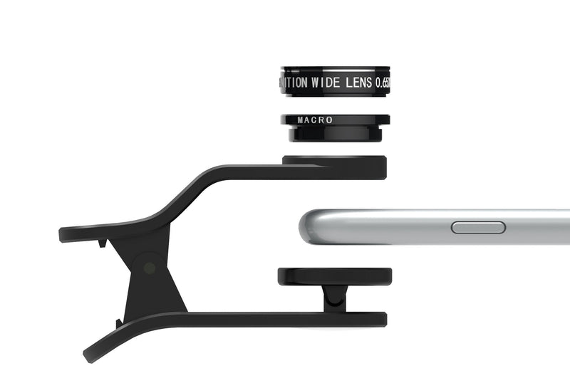 [AUSTRALIA] - Kenko REAL PRO Multi-Coated Glass REAL PRO 0.6x Wide Angle + Macro Clip Lens for Mobile Devices, Black (KRP-065WM) 0.6X WIDE + MACRO 