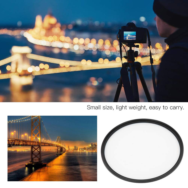 95mm Starlight Filter, Night Scene Photography Shooting Optical Glass Star Filter for Canon for Nikon for Sony Camera