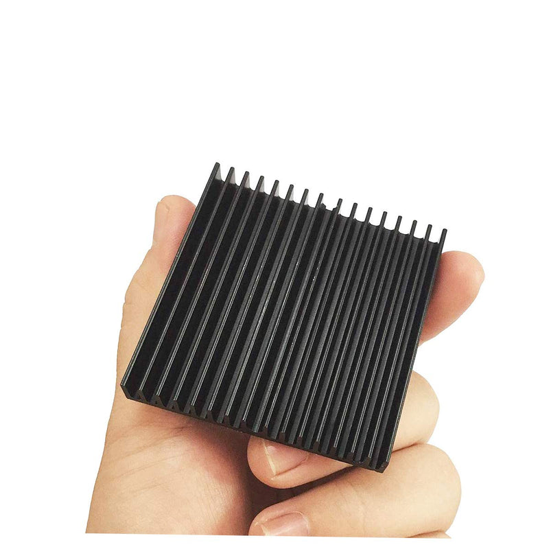 Awxlumv Heatsink 60 x 60 x 10 MM / 2.36''x 2.36''x 0.39'' Aluminum Radiator Circuit Board Heat Sink Heatsink Cooling Cooler Fin - Black 60*60*10mm